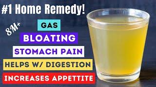 Natural Home Remedy for Belly Bloating Gas & Stomach Pain  Reduces Gas  8M+ Babies