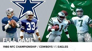 1980 NFC Championship Dallas Cowboys vs. Philadelphia Eagles  NFL Full Game