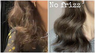 الحل النهائي للتخلص من مشكلة هيشان الشعر- tame your FRIZZY hair