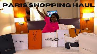 PARIS SHOPPING HAUL  LUXURY UNBOXING  CHANEL  HERMES LOUIS VUITTON & MORE  THE RARE BREEED