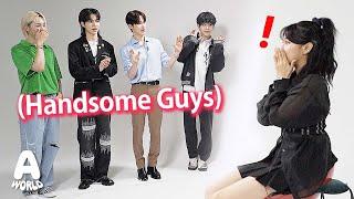 Can Korean Girl Maintain Her Heartbeat In Front Of Handsome Guys? ft. KPOP Boy Group