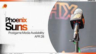 4-28-24 Phoenix Suns Postgame Media Availability Frank Vogel Devin Booker and Kevin Durant