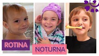 ROTINA DA NOITE NA CASA NOVA - NOITE DE ESCOLA - FLÁVIA CALINA