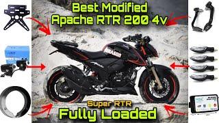 Apache RTR 200 Best Modified  Superbike  looks  One in India #apache #modified