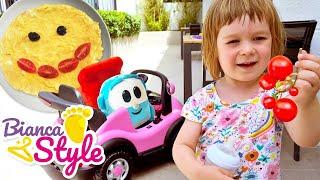 Kochen mit Bianca und Mama. Kinder Videos auf Deutsch  Ich heiße Bianca