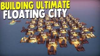 Buoyancy  Ep. 1  New Floating City Built on Open Ocean  Buoyancy City Building Tycoon Gameplay