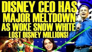 DISNEY CEO DOES DAMAGE CONTROL AFTER WOKE SNOW WHITE FINANCIAL COLLAPSE & RESHOOTS CAUSE PANIC