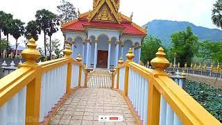 #chuàkhmer Chùa Phnom Pi Giữa Ngôi Chùa Màu Trắng Duy Nhất Tại Tri Tôn An Giang  Hòa Hưng VLog