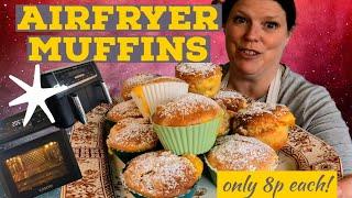 wasnt sure this would work RHUBARB and CUSTARD airfryer MUFFINS