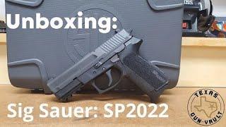 Unboxing Sig Sauer SP2022 - The pistol that almost got the CEO of Sig Sauer sent to prison