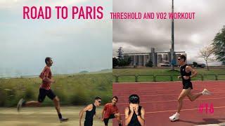 Road to Paris Threshold and VO2 Workout