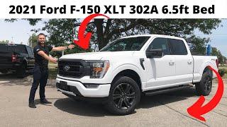 All New 2021 Ford F-150 XLT Sport 302A Package In Depth Review & Walk Around-Is This The Best Truck?