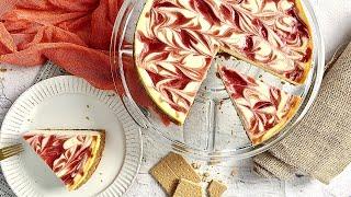 Raspberry Cheesecake Recipe  Raspberry Swirl Cheesecake