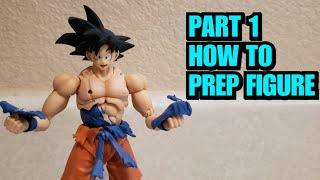 HOW TO PREP AWAKENING GOKU FIGURE TO BE SHIRTLESS CUSTOM PART 1