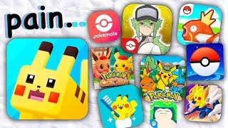 i forced myself to play every pokemon mobile game...