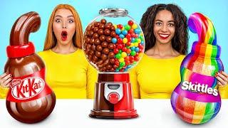 Candy Food Challenge  Cooking Challenge & Jelly Eyeballs by Turbo Team