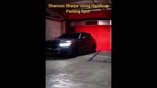 Shannon Sharpe Caught Using Handicap Parking  #handicap #parking #viral #facts #news #hotfacts