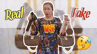 REAL VS FAKE Louis Vuitton Multi-Pochette Bag  Bag Talks by Anna