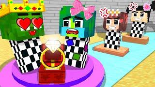 Monster School  Zombie x Squid Game PRINCE IN LOVE POOR GIRL - Minecraft Animation