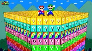 Super Mario Bros. but there are Too Many Custom Question Blocks  Win Game Mario