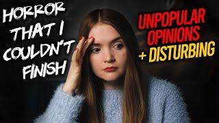 HORROR MOVIES THAT I TURNED OFF  TOO DISTURBING + UNPOPULAR OPINIONS  Spookyastronauts