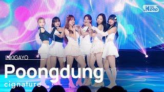 cignature 시그니처 - Poongdung 풍덩 @인기가요 inkigayo 20240623