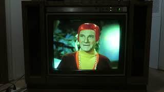 You Have Chosen Wisely on the 1986 Quasar Color Television Console Model TL9960AP  Lost in Space