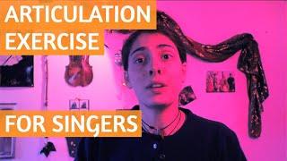 Articulation for Singers - Vocal Exercise