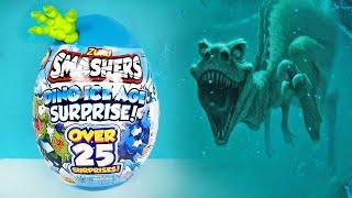 ГИГАНТСКОЕ ЯЙЦО ДИНОЗАВРА 25 СЮРПРИЗОВ Smashers ZURU DINO ICE AGE Jurassic World EGG toys unboxing