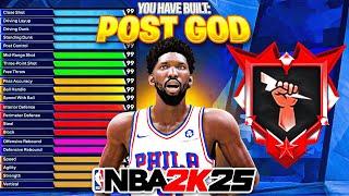 NBA 2K25 BEST POST SCORER BUILD - BEST CENTER BIGMAN BUILD on 2K25