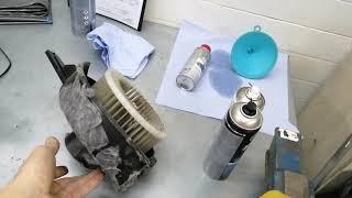 Вибрация и шум вентилятора отопителя на Skoda Rapid  диагностируем и ремонтируем.