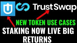 Biggest TrustSwap news yet Uptrennd staking portal now live How to stake Uptrennd 1UP token