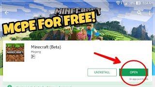 How to Get Minecraft Pocket Edition For FREE Playstore