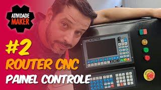 Router CNC - Painel de Controle - cortado na cnc de corte a plasma
