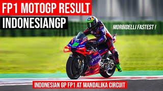 FP1 MotoGP Results  FP1 MotoGP Indonesian 2024  FP1 FP2 #indonesiangp