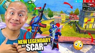 New Legendary Monster Scar Only Red Solo Vs Squad Gameplay  New Bundle New Emote & New Car 