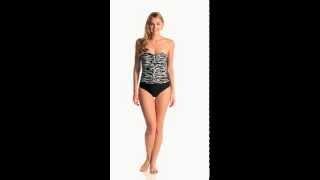 Ceeb Tribal Nights Bandeau One Piece  SwimOutlet.com