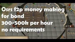 Osrs f2p money making for bond