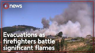 Fire blazes across Christchurchs Port Hills  1News