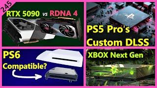 RTX 5090 vs RDNA 4 PS5 Pro Custom DLSS Diskless PS6 XBOX Next Gen  NXGamer  Broken Silicon 245