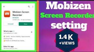 how to use mobizen Screen Recorder in android how to record Screen of mobile yash k learner