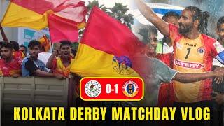 East Bengal Unexpectedly Beat Mohun Bagan 1-0 In The Kolkata Derby  Matchday Vlog
