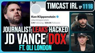 Woke Journalist LEAKS HACKED JD Vance Dossier Hacked By Iran wOli London  Timcast IRL