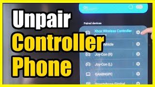 How to Unpair or Disconnect Controller from Android Phone Xbox PS4 PS5