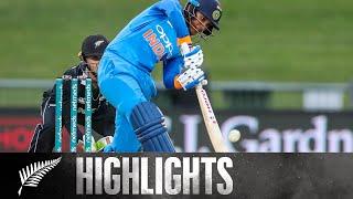 Mandhana Scores Century as India Dominate  HIGHLIGHTS  WHITE FERNS v India  1st ODI 2019