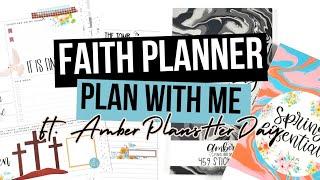 Faith Plan With Me  Happy Planner Faith Planner + AmberPlansHerDay  Faith Planning Routine Update