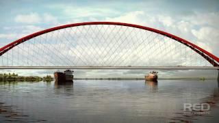 Оловозаводской мост в Новосибирске