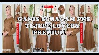 REVIEW PRODUK TEJEPE GAMIS PNS POLOS RESLETING BUKAAN DEPANGAMIS SERAGAM PNS MUSLIMAH