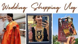 My Wedding Purchase Vlog   Gold & Wedding Saree Purchase   Wedding Jewellery Shopping  #wedding