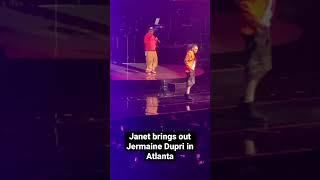 Janet Brings Out Jermaine Dupri In Atlanta April 2023